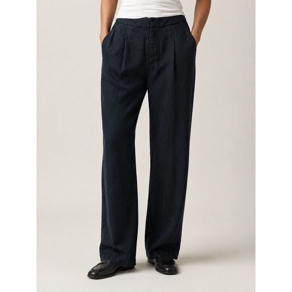 GAP Black Soft Suit Trousers Size 4 Stretch Tencel Lyocell Work Pants